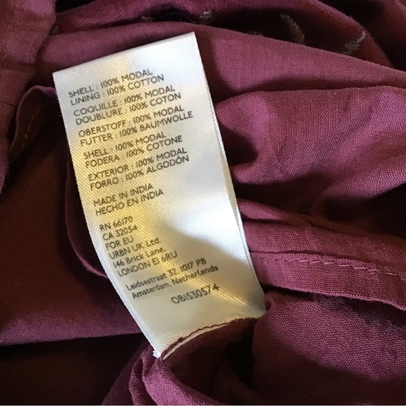 Free People Purple Short Sleeve Tie Front Romper - Picture 10 of 11